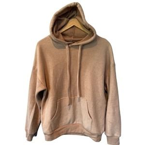 Soft Serve Taupe Cloud Cotton Hoodie XS